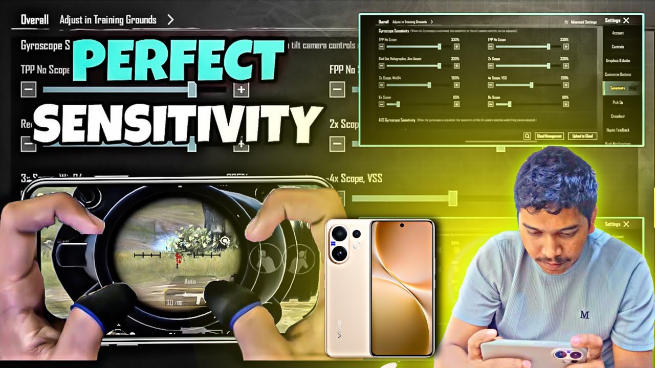 NEW UPDATE 4.2🔥BEST GAMEPLAY & VIVO V60 2026🔥5 FINGER CLAW  FULL GYROSCOPE GAMEPLAY || PUBG MOBILE