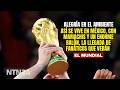 Así se vive en México, con mariachis y un enorme balón, la llegada de fanáticos que verán el Mundial