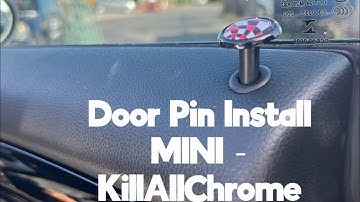 MINI Door Pin Replacement Install - JCW Park F56
