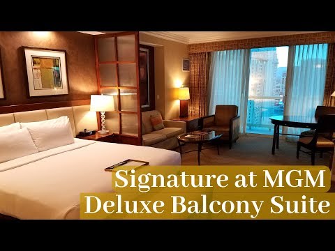 Signature At Mgm Grand Las Vegas Deluxe Balcony Suite