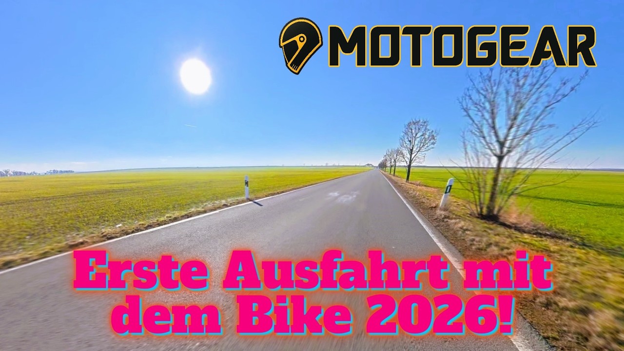 Endlich Sonne - Erste Ausfahrt mit dem Motorrad 2026!