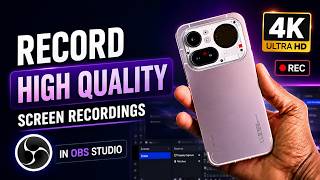 High Quality OBS Studio Screen Recording Settings in 2026