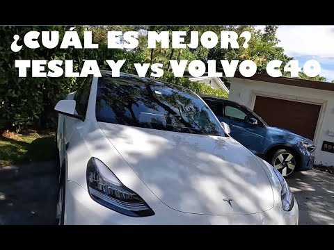 ¿Qué SUV eléctrico compacto es mejor? TESLA Model Y vs VOLVO C40 Recharge