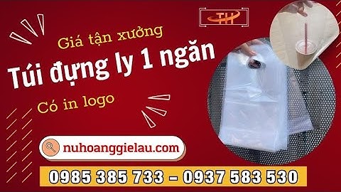 Túi đựng ly 1 ngăn bền đẹp giá sỉ tại xưởng | túi đựng trà sữa