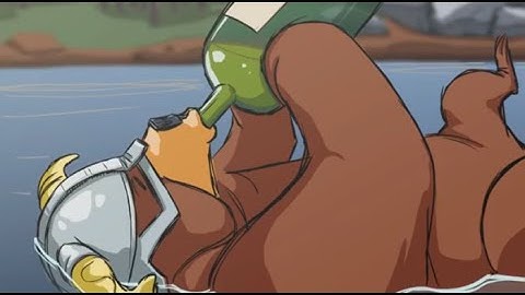 Dovahbear  Skyrim Cartoon   Bowz