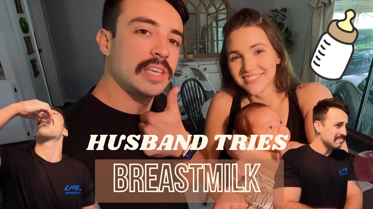 HUSBAND TRIES MY BREASTMILK Couple Vlog pic