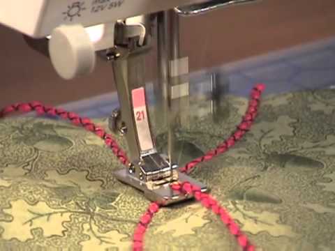 22) BERNINA presser feet -- Braiding foot #21