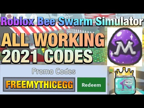 ALL WORKING CODES IN BEE SWARM SIMULATOR 2021* Free GIFTED MYTHIC EGG, STAR  JELLY & MORE!