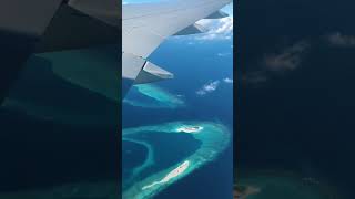 Flying Over The Maldives