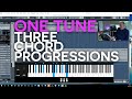 One Tune - Three Chord Progressions