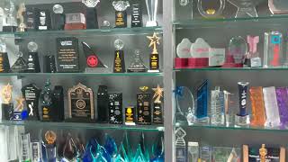 3d crystal cube , crystal trophy and  glass trophy award and mementos manufacturers in india, delhi