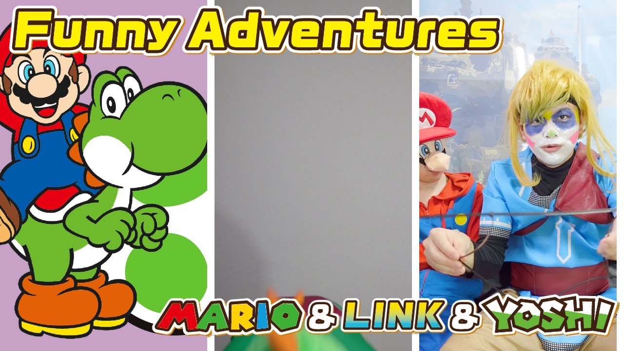 The Funny Adventures of Mario & Link ＆ Yoshi 🤣 ＃4322 - YouTube