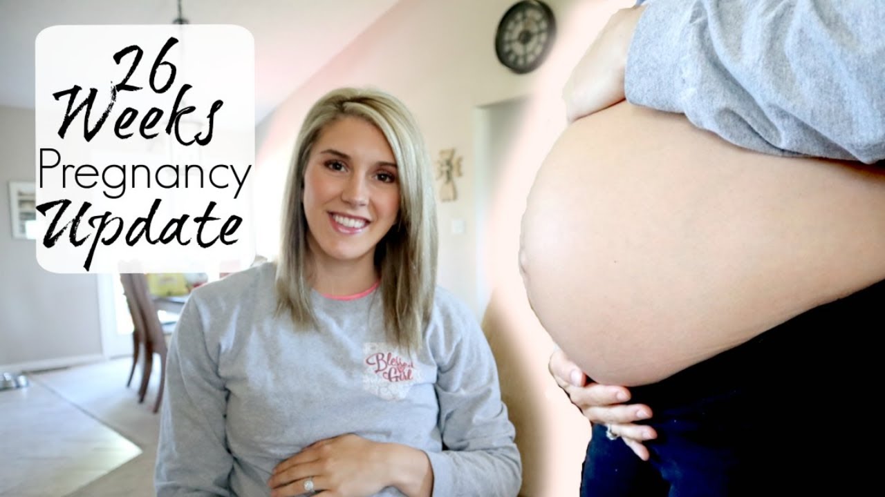 26 weeks pregnancy update Baby number 2 Megan Hurst YouTube