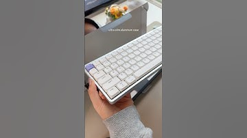 my first low-profile keyboard from @Epomaker 🤍 #epomaker #epomakerkeyboard #keyboardasmr