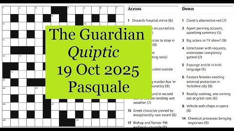 The Guardian Quiptic 1352