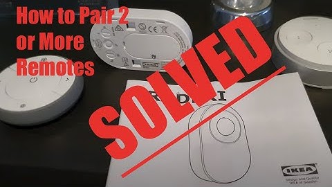 How to Pair 2 or More Remotes/Sensors with TRADFRI from IKEA (Instructions in Description)