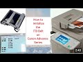 How to Initialize the ITB Belt on Canon Advance Series