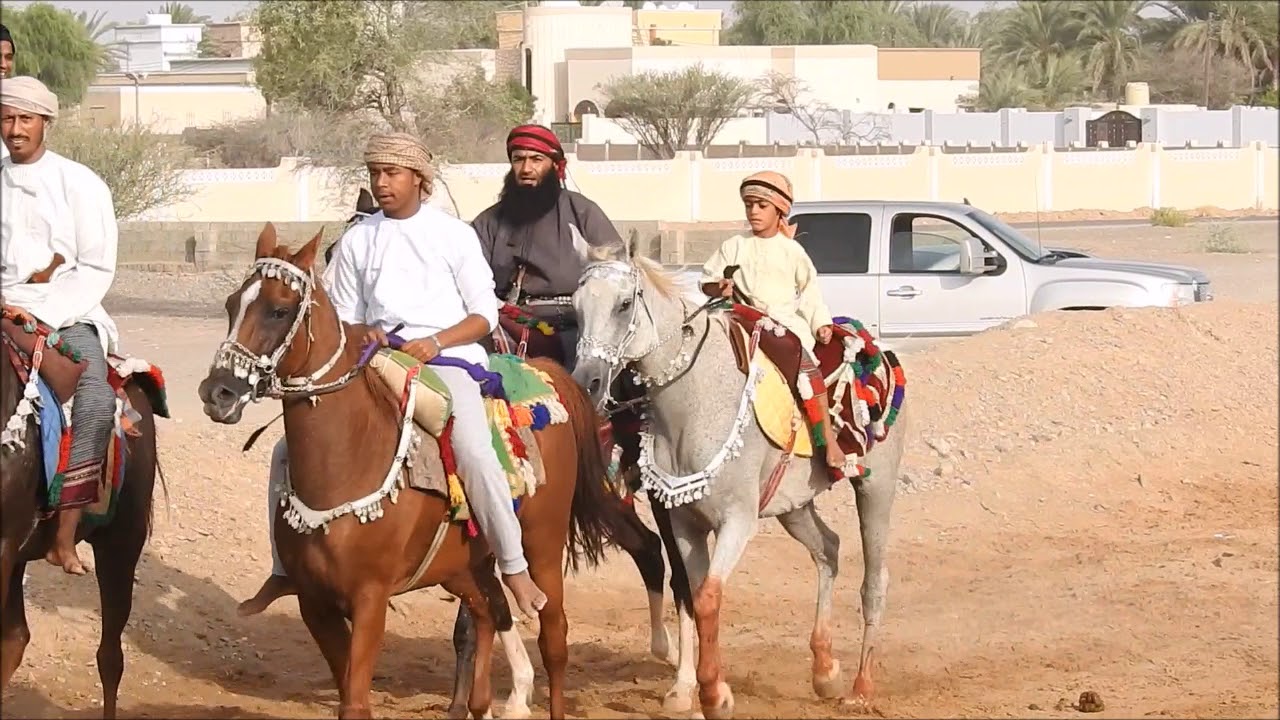 ركض العرضة ( الخيل ) الوافي  4   8   2017م