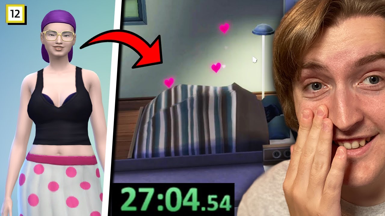 Jeg speedrunnet årnings i Sims...