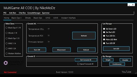 [1.0.0.0] MultiGame All COD RTM Tool All CFW + Free Download !