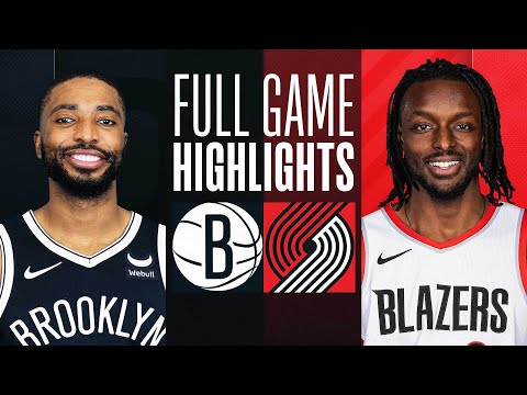 Nets at trail blazers | full game highlights | january 17, 2024