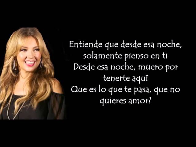 Thalia-Desde esa noche ft. Maluma (letra) class=