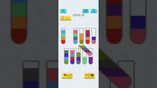 Sort Puz Level 43 Color Water Sort Puzzle Games WalkThrough Solution