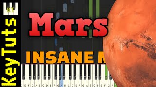 Mars, the Bringer of War from The Planets [Gustav Holst] - Insane Mode [Piano Tutorial] (Synthesia)