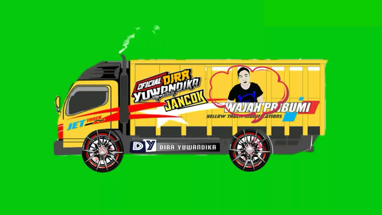 Green screen animasi Truk pengangkut barang  YouTube