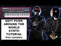 Daft punk around the world synth tutorial