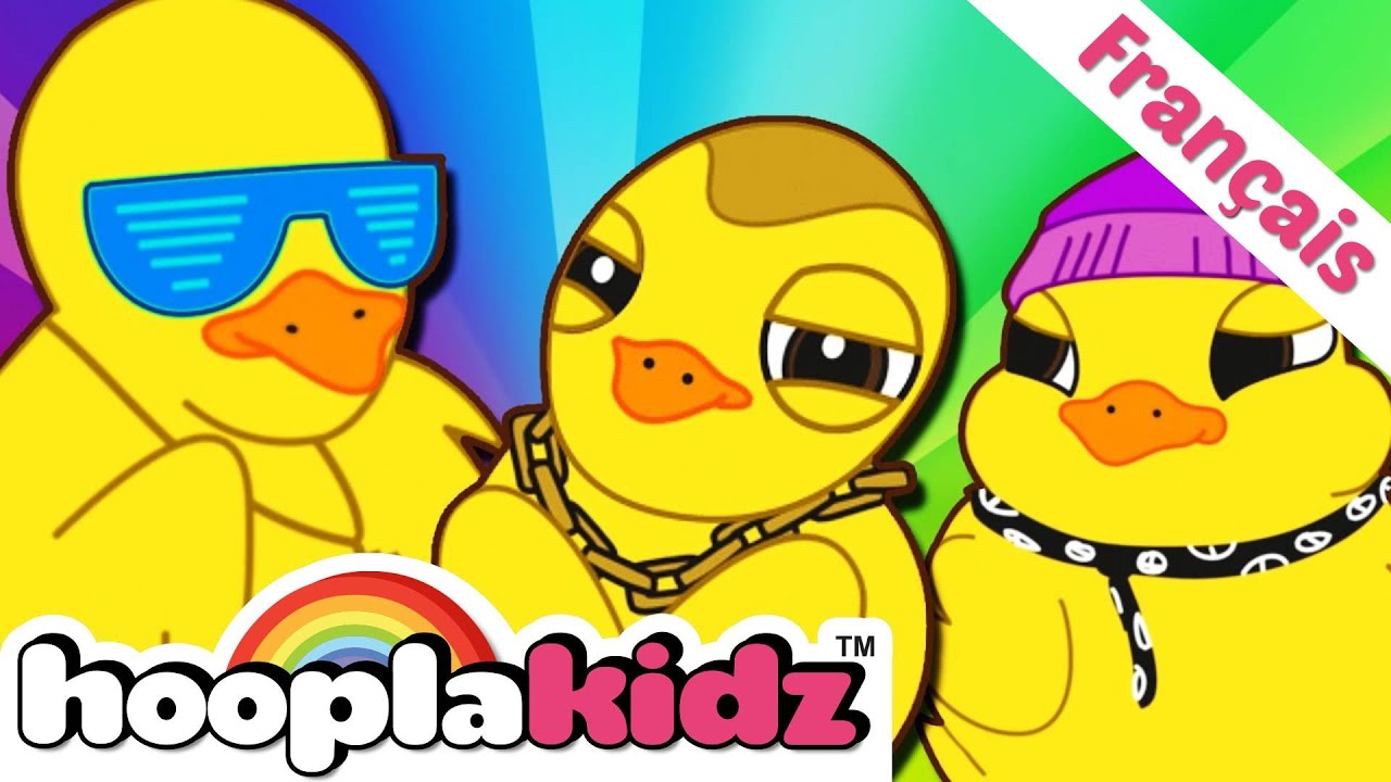 ⁣Famille De Doigts De Canard | Duck Finger Family (French) | Famille De Doigts | HooplaKidz Français