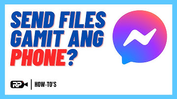 HOW TO SEND FILES ON MESSENGER USING PHONE | TAGALOG