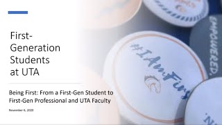 First-Generation Students at UTA