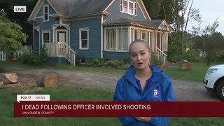 Deadly officer involved shooting in Gobles