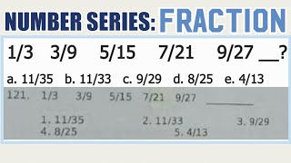 Number Series: FRACTIONS