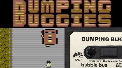 Budget games of 1980s: Bumping Buggies! With POKES! Commodore 64
