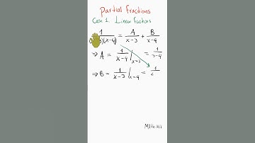 Trick: Partial fractions decomposition, Case 1