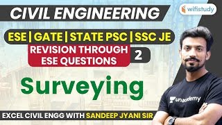 10 PM - ESE, GATE, STATE PSC, SSC JE 2019-20 | Civil Engg by Sandeep Sir | Surveying screenshot 3