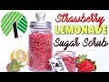 DOLLAR TREE CRAFTS: DIY STRAWBERRY LEMONADE SUGAR SCRUB | LUSH Scrub at the Dollar Store!