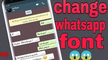 CHANGE WHATSAPP FONT [ no root ] || TECH REVIEW