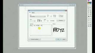 Photofiltre Tutorials - Adding lines to text