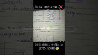CBSE OSM answer copy checking mistakes with proof 🧾 #india #study #students #studentlife #cbse #sad