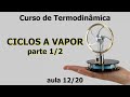 Aula 12 CICLOS DE POTÊNCIA A VAPOR –  O Ciclo Motor de Rankine