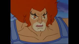 Lion-O Saves Snarf From Lair Debris - Thundercats