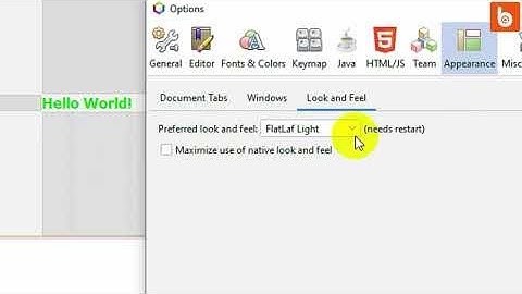 Đổi giao diện tối cho Apache Netbeans