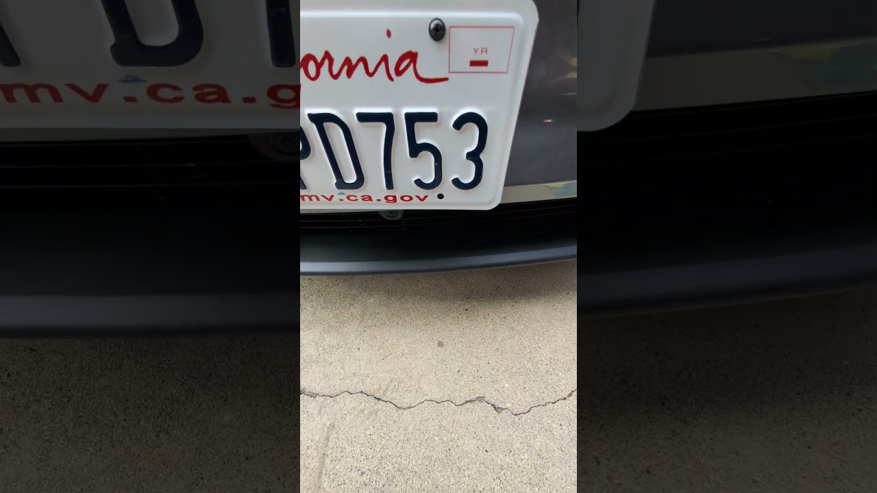 Install front license plate on 2026 Model Y (Juniper)