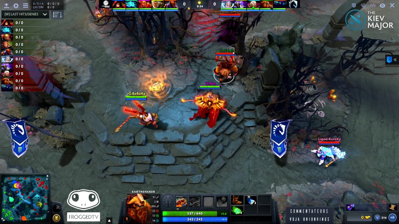 [Kiev Major - Main Event] iG vs Team Liquid - Game 2  - DOTA 2 100% FR