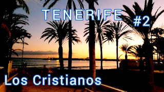 #2 Evening walk on the promenade of Los Cristianos, Tenerife.  Spain 4K