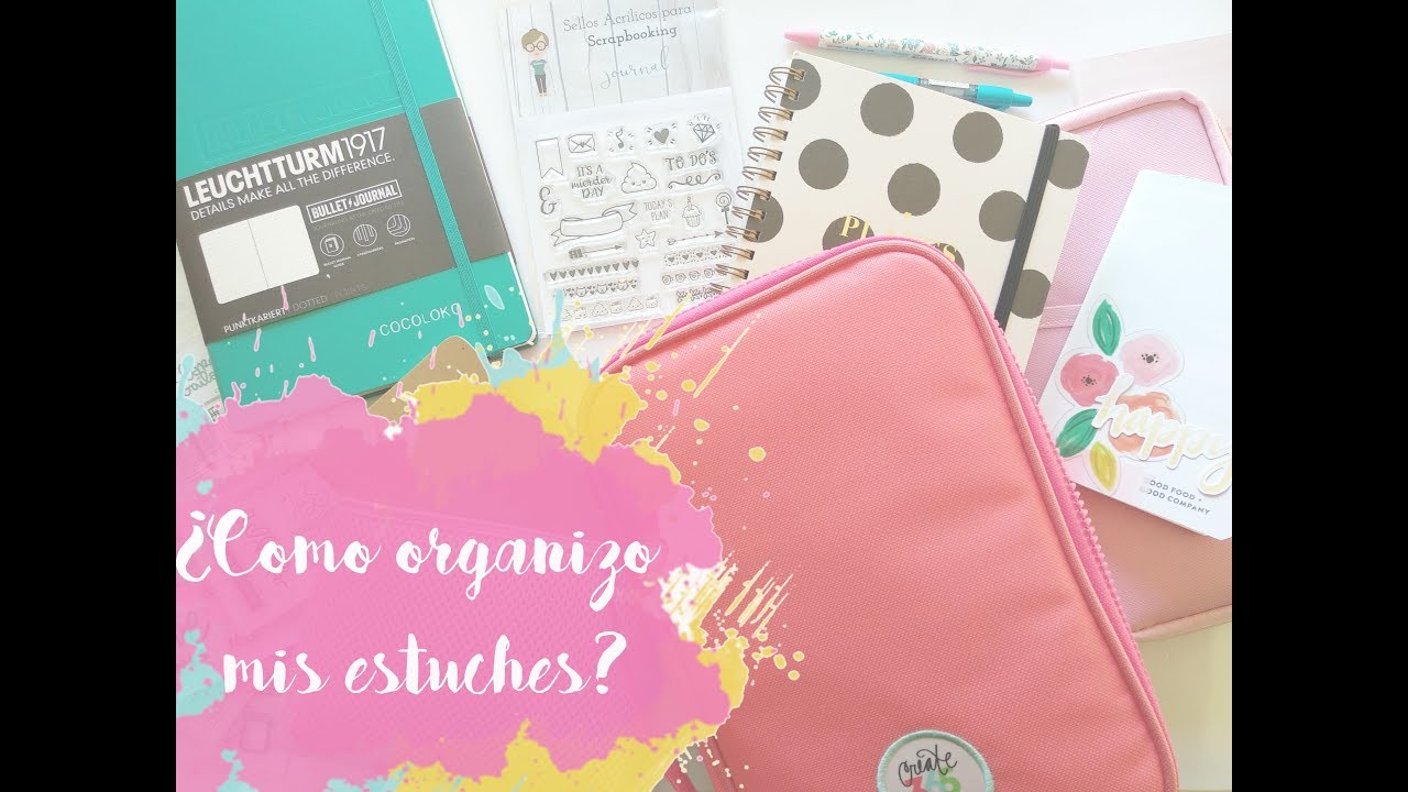 Organización. ¿Qué llevo en los estuches?