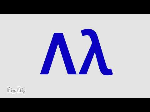 Artistic Greek alphabet